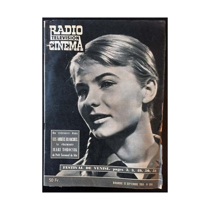1. Radio télévision cinéma n°504 - Dimanche 13 Septembre 1959