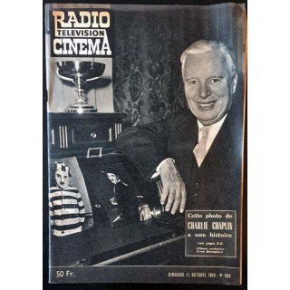 1. Radio télévision cinéma n°508 - Dimanche 11 Octobre 1959 Cette photo de Charlie Chaplin a une histoire