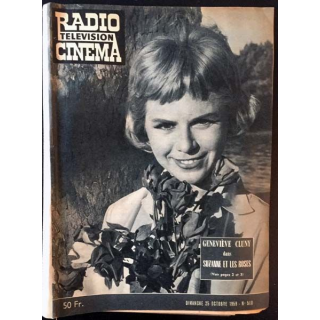 1. Radio télévision cinéma n°510 - Dimanche 25 Octobre 1959 Geneviève Cluny dans Suzanne et les Roses