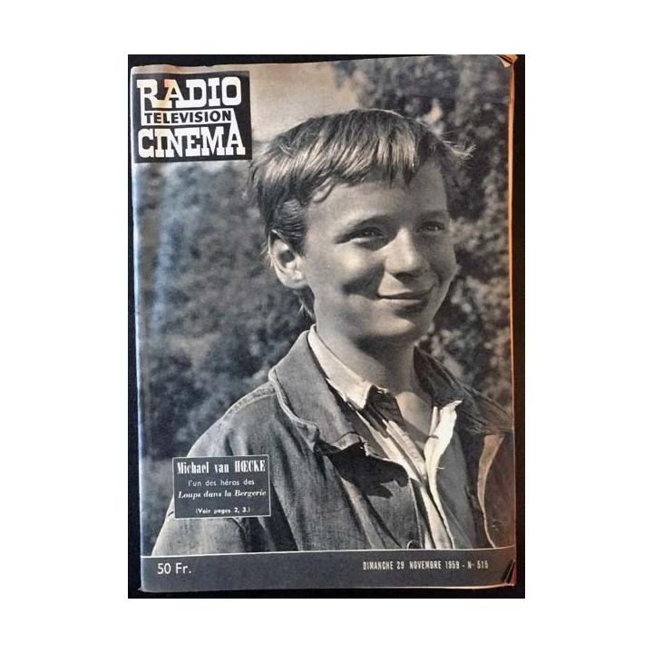 1. Radio télévision cinéma n°515 - Dimanche 29 Novembre 1959