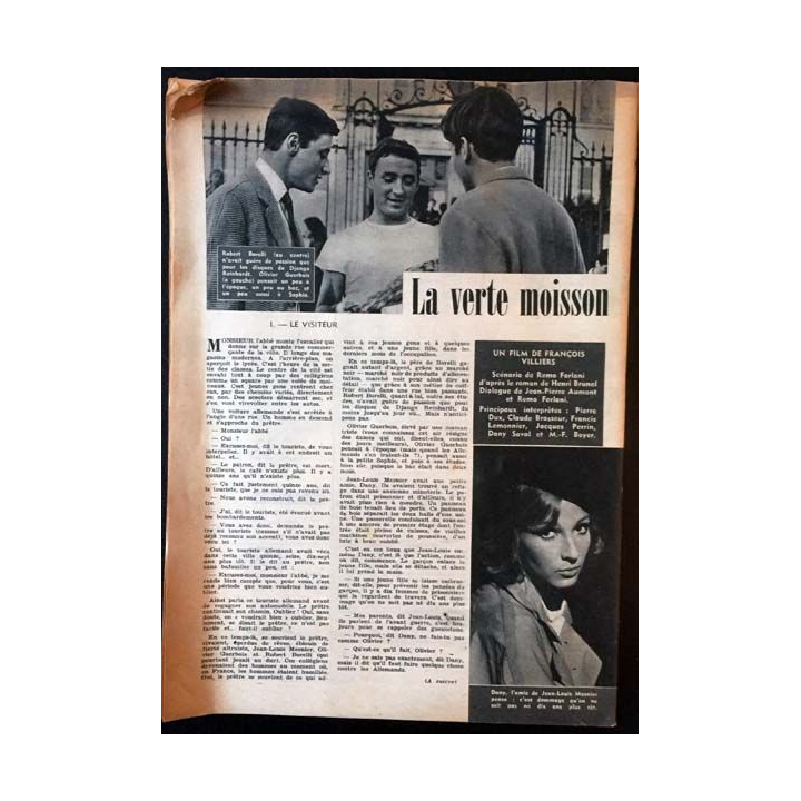 1. Radio télévision cinéma n°515 - Dimanche 29 Novembre 1959