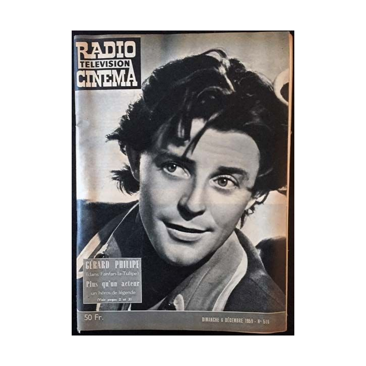 1. Radio télévision cinéma n°516 - Dimanche 6 Décembre 1959