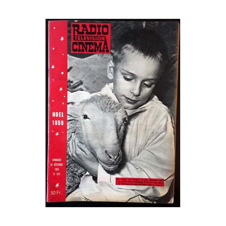 1. Radio télévision cinéma n°518 - Dimanche 20 Décembre 1959