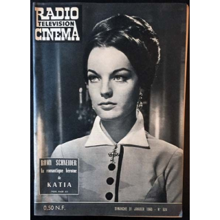 1. Radio télévision cinéma n°524 - Dimanche 31 Janvier 1960 Romy Schneider la romantique héroïne de Katia