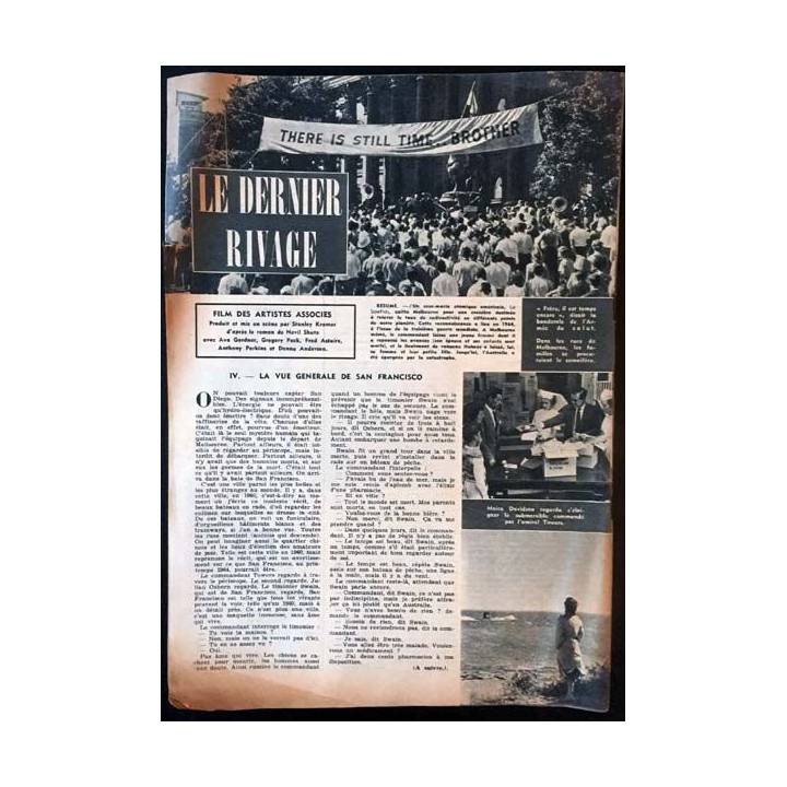 1. Radio télévision cinéma n°525 - Dimanche 7 Février 1960 Un homme seul : Pantalaskas film bouleversant de Paul Paviot