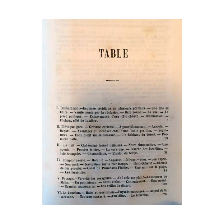 1. Voyage au Mont Sinaï de L. De Tesson aux éditions Mame 1851