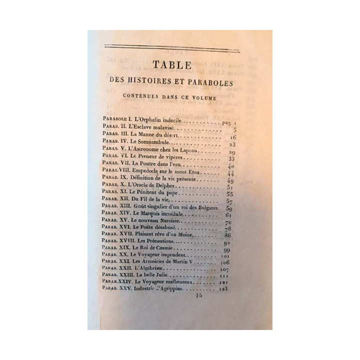 1. Histoires et paraboles du père Bonaventure-Giraudeau aux éditions Chez Martial Ardant frères 1842