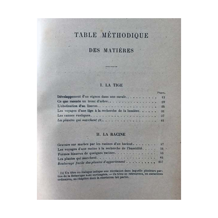 1. La botanique amusante récréations scientifiques de F. Faideau aux éditions A la librairie illustrée