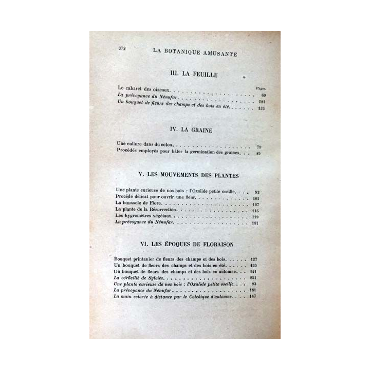 1. La botanique amusante récréations scientifiques de F. Faideau aux éditions A la librairie illustrée