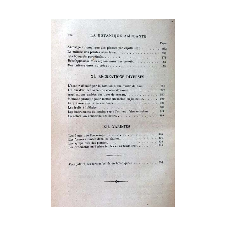 1. La botanique amusante récréations scientifiques de F. Faideau aux éditions A la librairie illustrée