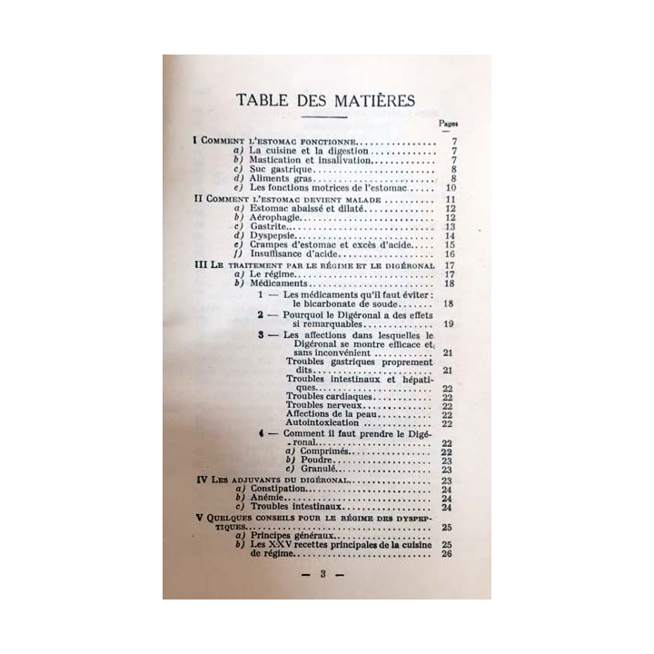 1. L'estomac ses fonctions et ses maladies de Docteur L. Thoulon aux éditions Étach