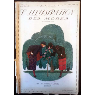 1. L'illustration des modes n°1 - Jeudi 21 Octobre 1920 Les dernières roses deux tailleurs de Douillet
