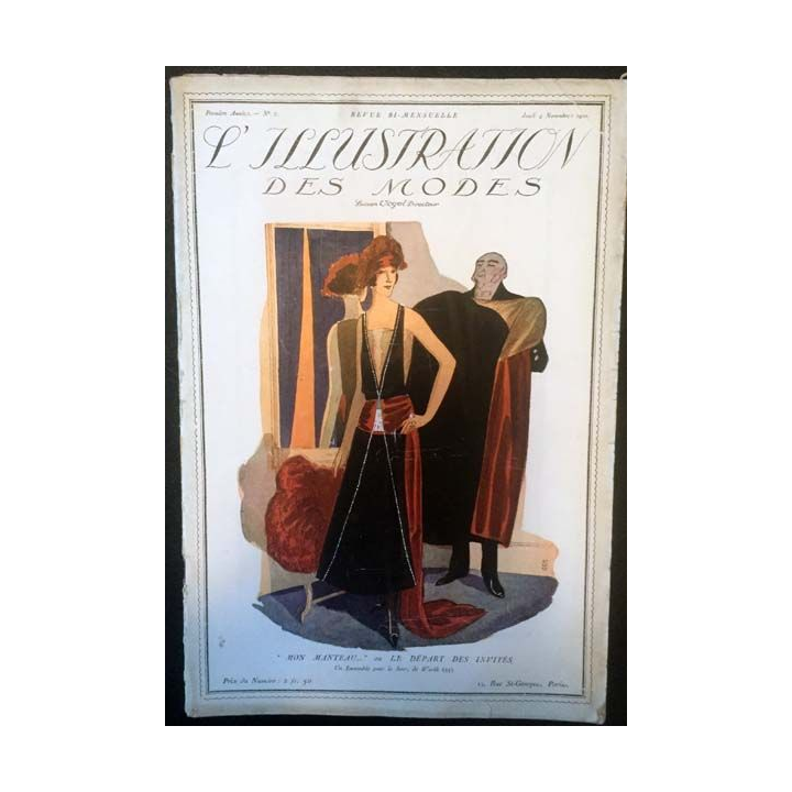 1. L'illustration des modes n°2 - Jeudi4 Novembre 1920 "Mon manteau..." ou le départ des invités