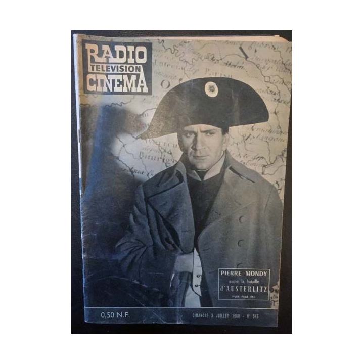 1. Radio télévision cinéma n°546 - Dimanche 3 Juillet 1960 Pierre Mondy gagne la bataille d'Austerlitz
