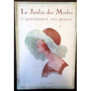 1. Le Jardin des Modes n°37 - 15 Aout 1922 Les plumes vertes