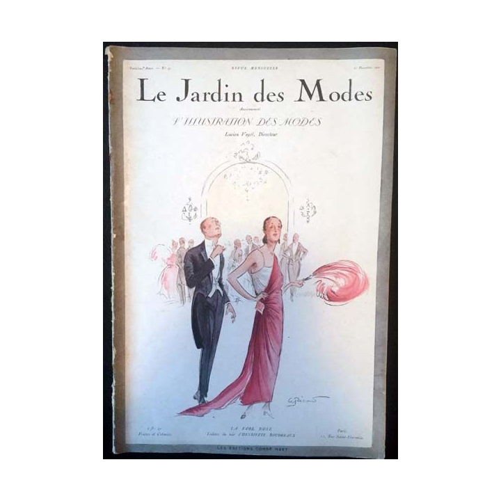 1. Le Jardin des Modes n°41 - 15 Décembre 1922 La robe rose