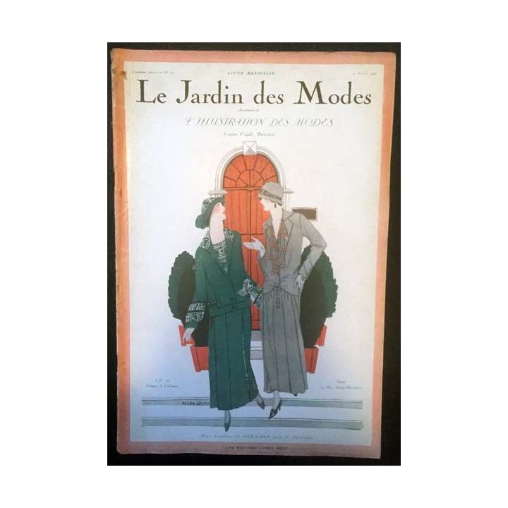 1. Le Jardin des Modes n°45 - 15 Février 1922 Deux toilettes de Bernard pour le printemps
