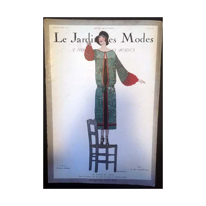 1. Le Jardin des Modes n°47 - 15 Juin 1923 "Il passe en tête"