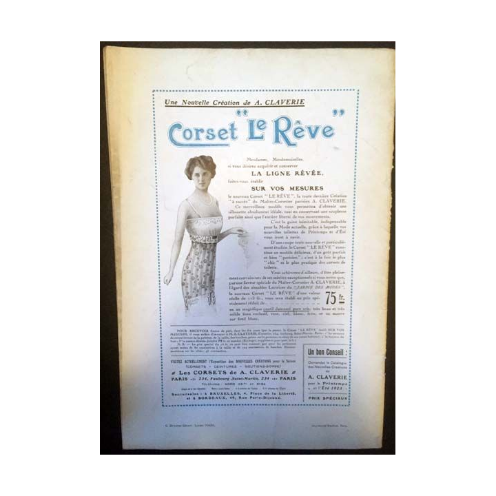 1. Le Jardin des Modes n°47 - 15 Juin 1923 "Il passe en tête"