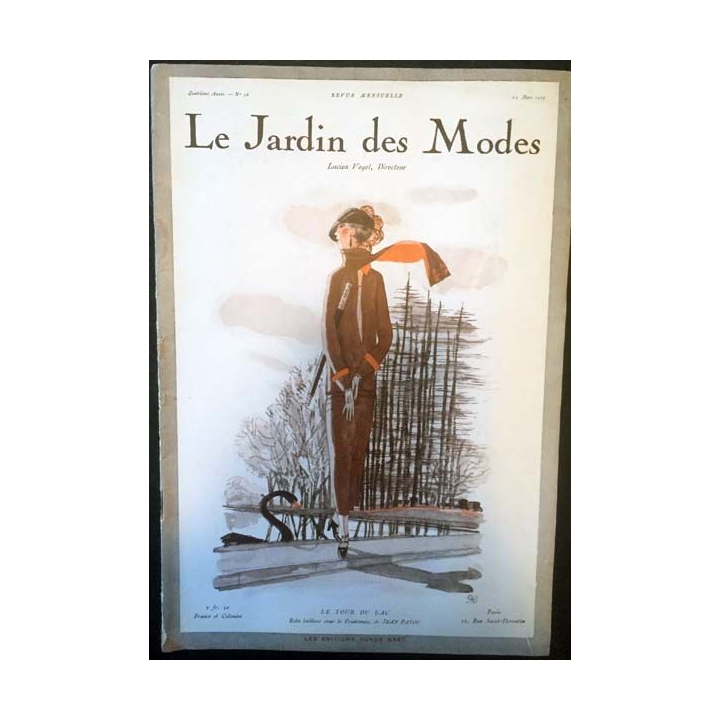 1. Le Jardin des Modes n°56 - 15 Mars 1924 Le tour du lac