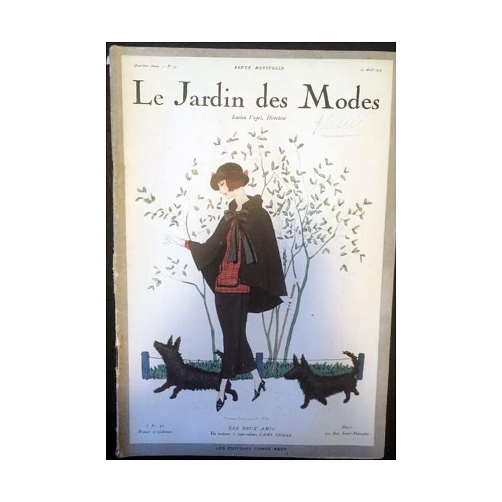 1. Le Jardin des Modes n°57 - 15 Avril 1924 Les deux amis
