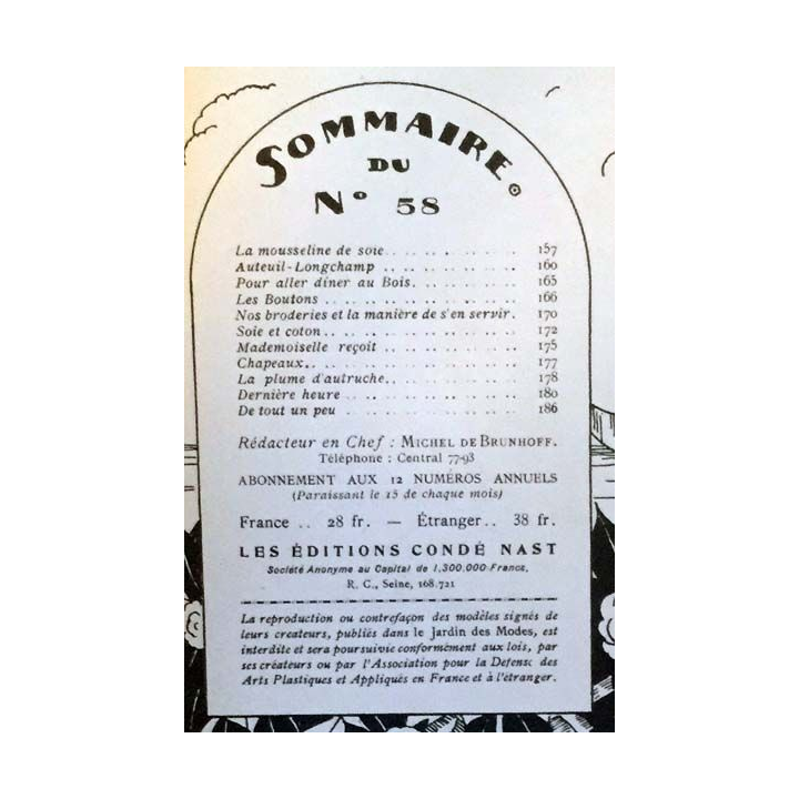 1. Le Jardin des Modes n°58 - 15 Mai 1924 Le choix difficile