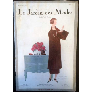 1. Le Jardin des Modes n°61 - 15 Aout 1924 La commode de laque