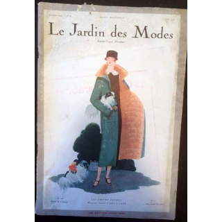 1. Le Jardin des Modes n°63 - 15 Octobre 1924 Les chiens favoris