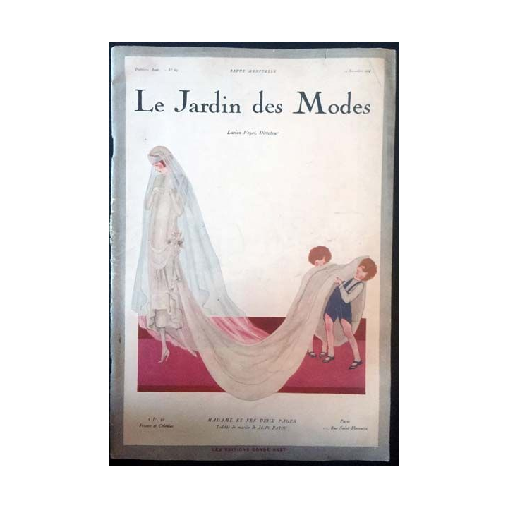 1. Le Jardin des Modes n°64 - 15 Novembre 1924 Madame et ses deux pages
