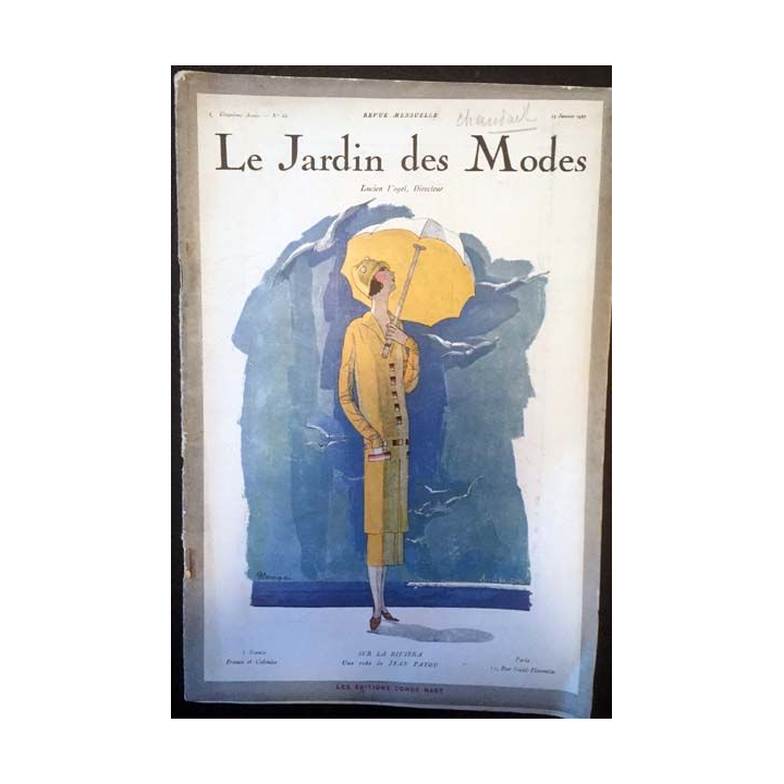 1. Le Jardin des Modes n°66 - 15 Janvier 1925 Sur la Riviera