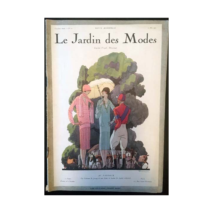 1. Le Jardin des Modes n°70 - 15 Mai 1925 Au paddock