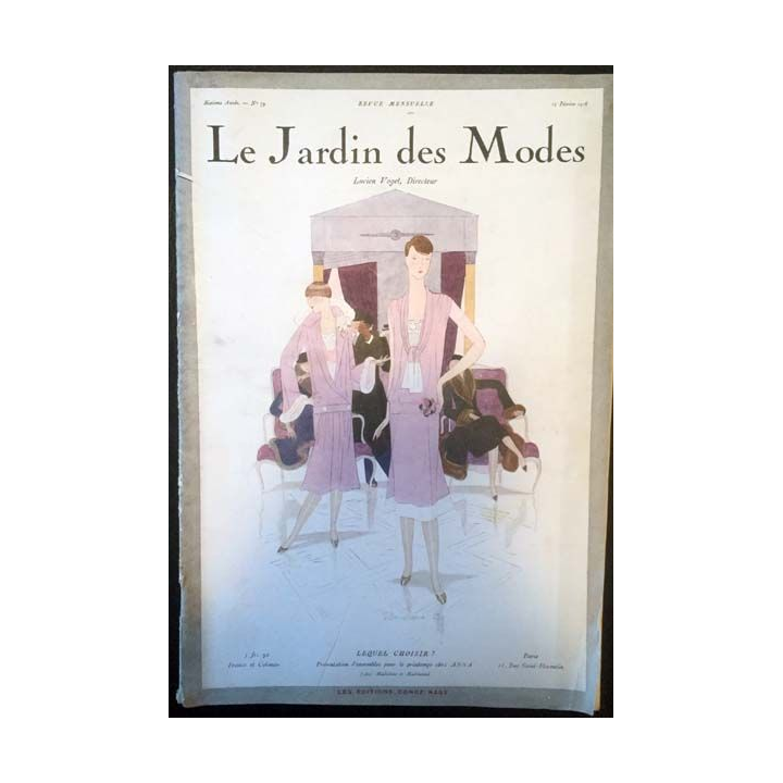 1. Le Jardin des Modes n°79 - 15 Février 1926 Lequel choisir ?