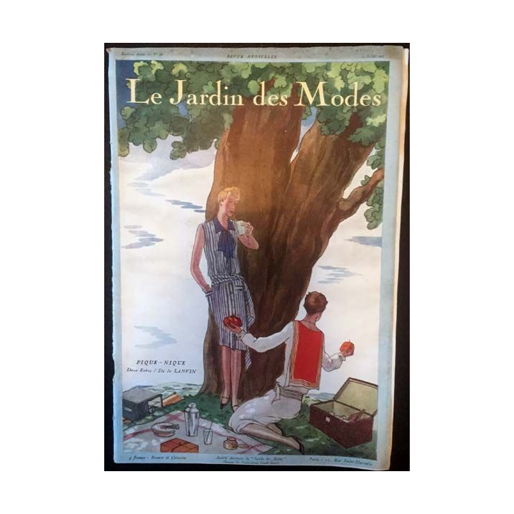 1. Le Jardin des Modes n°96 - 15 Juillet 1927 Pique-nique