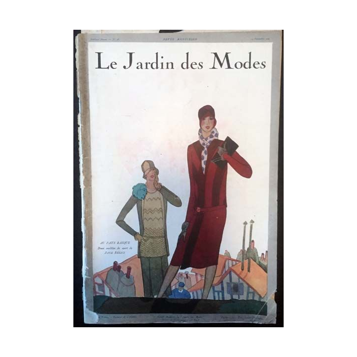1. Le Jardin des Modes n°98 - 15 Septembre 1927 Au pays Basque