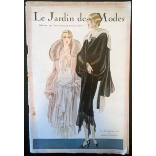 1. Le Jardin des Modes n°112 - 15 Novembre 1928 Deux ensemble pour le soir de Marcel Rochas