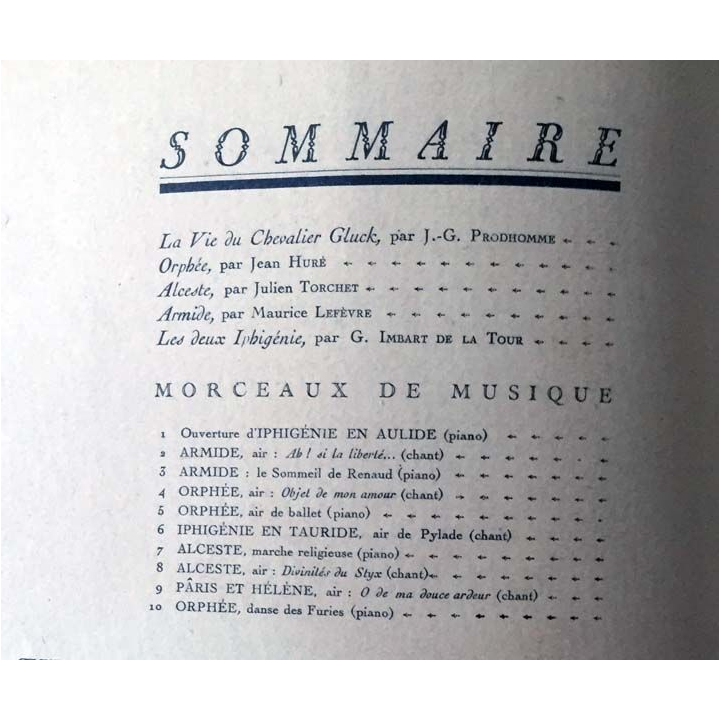 1. Les albums musica Gluck aux Éditions Pierre Lafitte