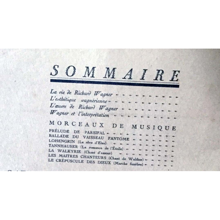 1. Les albums musica Wagner aux Éditions Pierre Lafitte