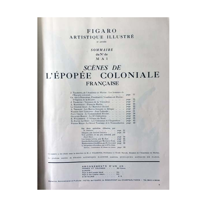 1. Figaro artistique illustré Mai 1931
