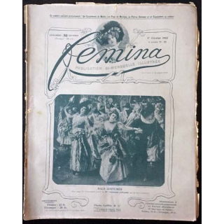 1. Femina n°25 - 1er Février 1902 aux éditions Pierre Lafitte & Cie