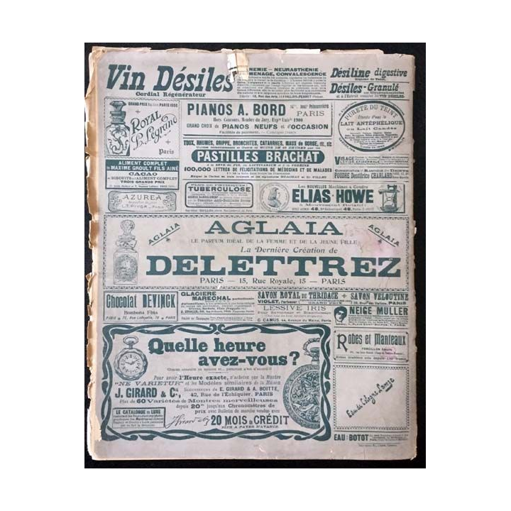 1. Femina n°25 - 1er Février 1902 aux éditions Pierre Lafitte & Cie
