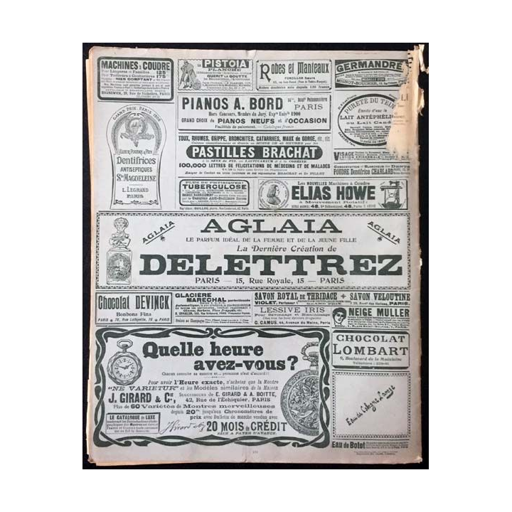 1. Femina n°27 - 1er Mars 1902 aux éditions Pierre Lafitte & Cie
