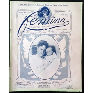 1. Femina n°32 - 15 Mai 1902 aux éditions Pierre Lafitte & Cie