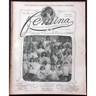 1. Femina n°33 - 1er Juin 1902 aux éditions Pierre Lafitte & Cie