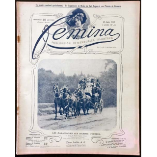 1. Femina n°34 - 15 Juin 1902 aux éditions Pierre Lafitte & Cie