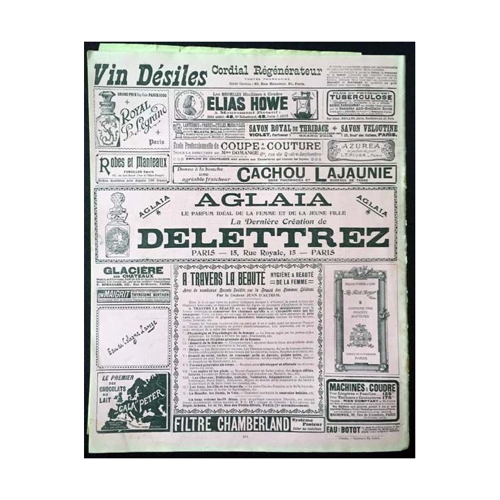1. Femina n°37 - 1er Août 1902 aux éditions Pierre Lafitte & Cie