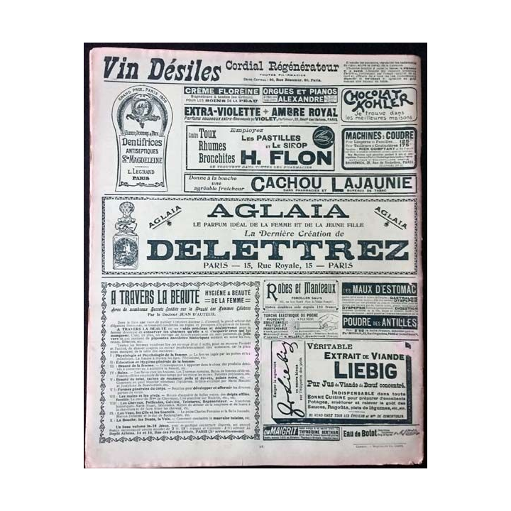 1. Femina n°38 - 15 Août 1902 aux éditions Pierre Lafitte & Cie