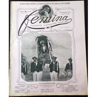 1. Femina n°40 - 15 Septembre 1902 aux éditions Pierre Lafitte & Cie