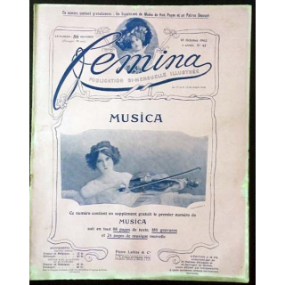 1. Femina n°42 - 15 Octobre 1902 aux éditions Pierre Lafitte & Cie