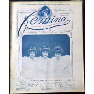 1. Femina n°45 - 1er Décembre 1902 aux éditions Pierre Lafitte & Cie
