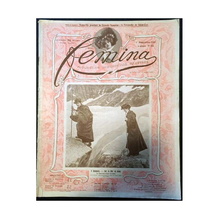 1. Femina n°63 - 1er Septembre 1903 aux éditions Pierre Lafitte & Cie